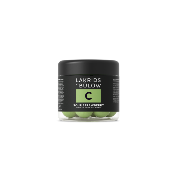 Lakrids by Bülow C small - SOUR STRAWBERRY 125g